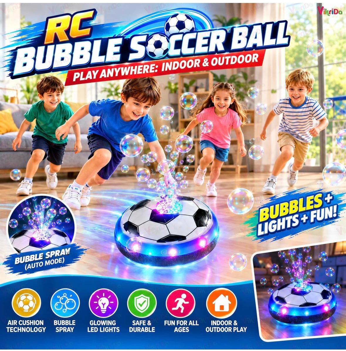 RC BUBBLE FOOTBALL! FUN TOY!😍😍