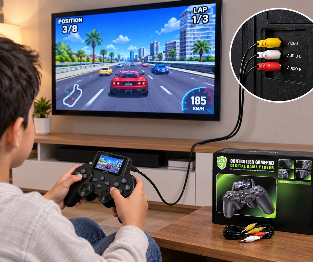 S10 controller gamepad with inbuilt games 🎮😍