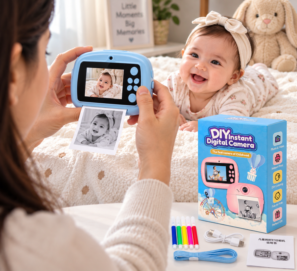 DIY Instant Camera included camera roll and sketches! 📸😍