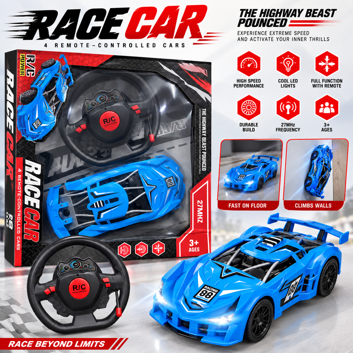 Steering remote control RC CAR!