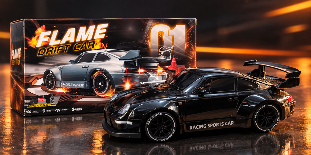 Flame PORSCHE RC Drift car, App controlled. 😍
