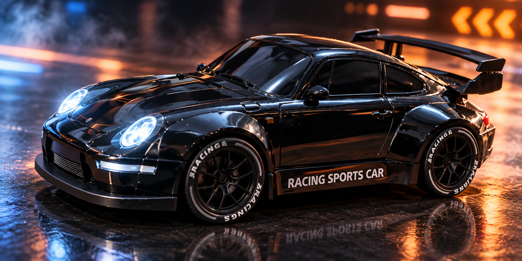 Flame PORSCHE RC Drift car, App controlled. 😍