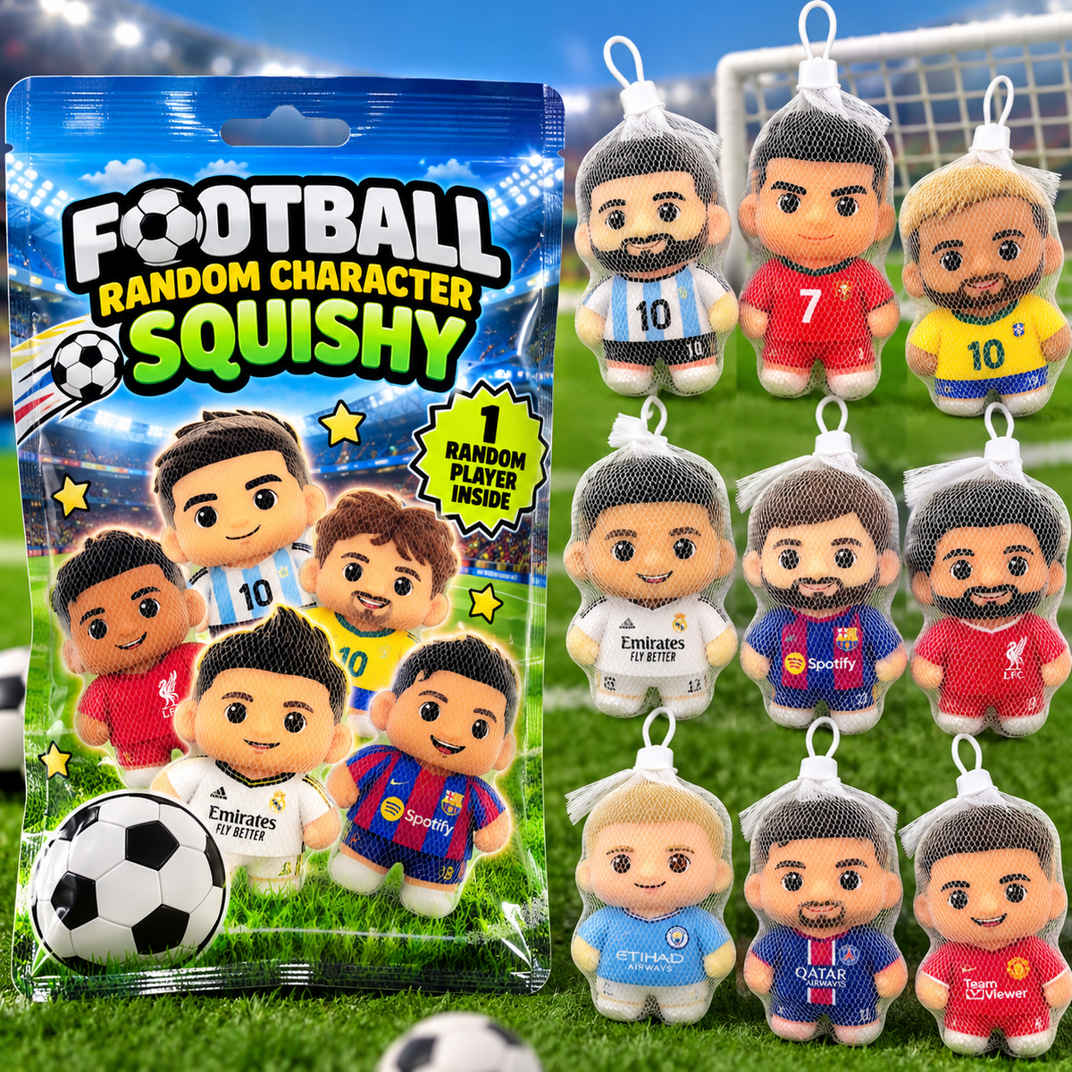 Football character Squishy!😍 (random characters) 😍