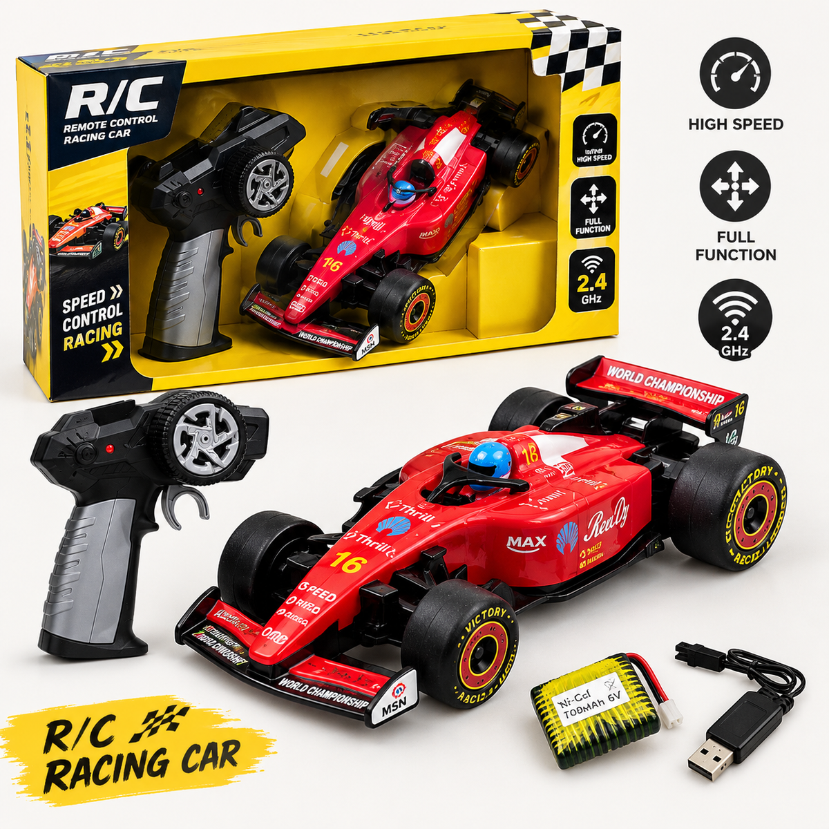 Compact size F1 RC car!😍🏎️