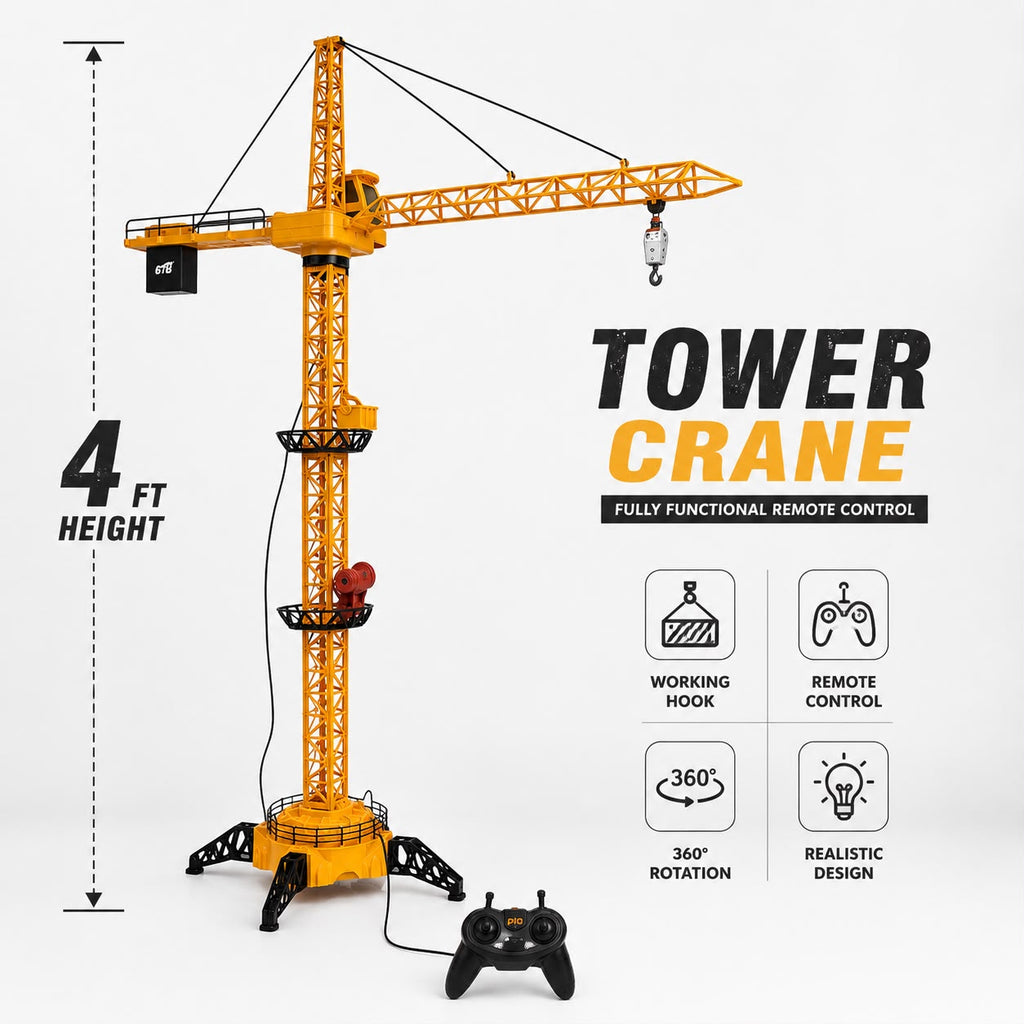 4 ft working crane with hook working
