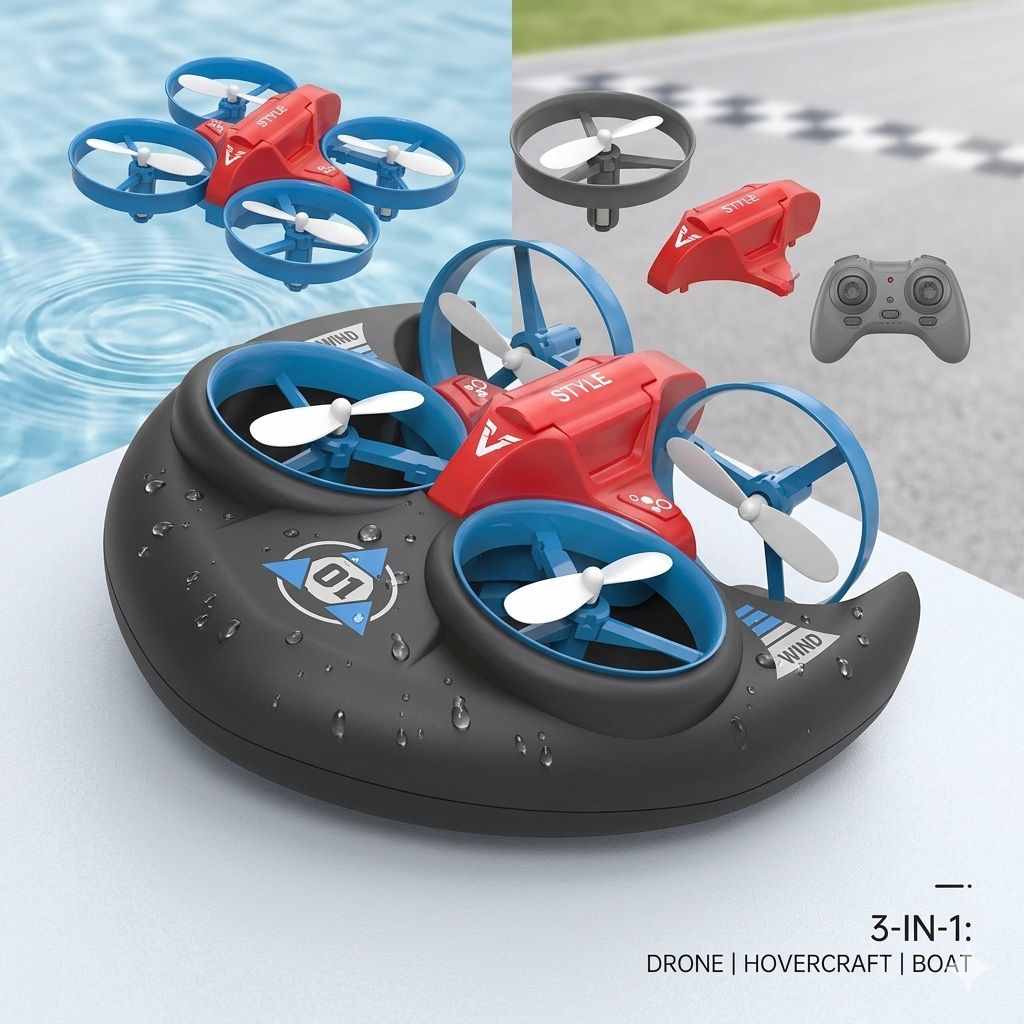 3 in 1 drone/ boat/ car combo