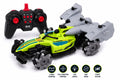 Rc stunt car with 4 cylinders smoke!!