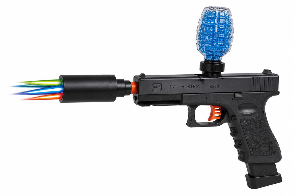 Glock pistol with water bullets