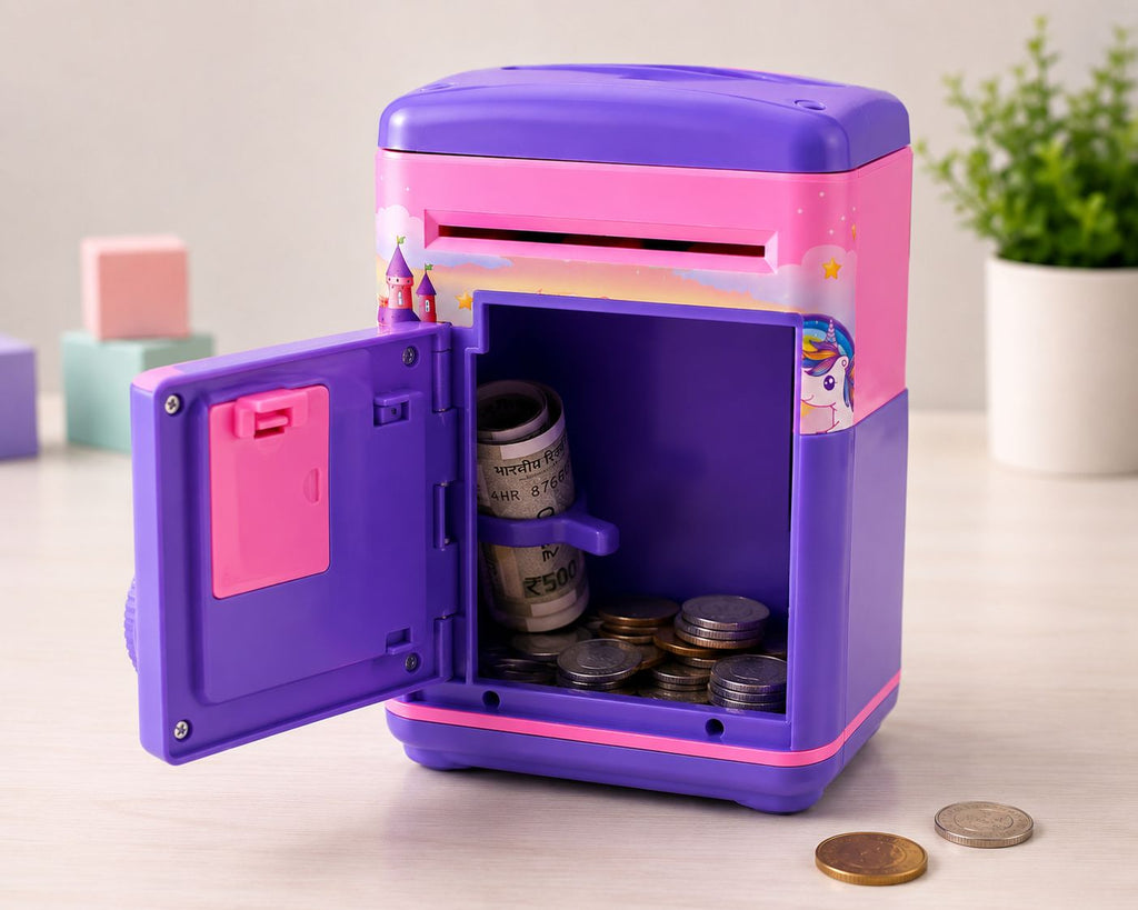 Finger print Piggy bank ATM