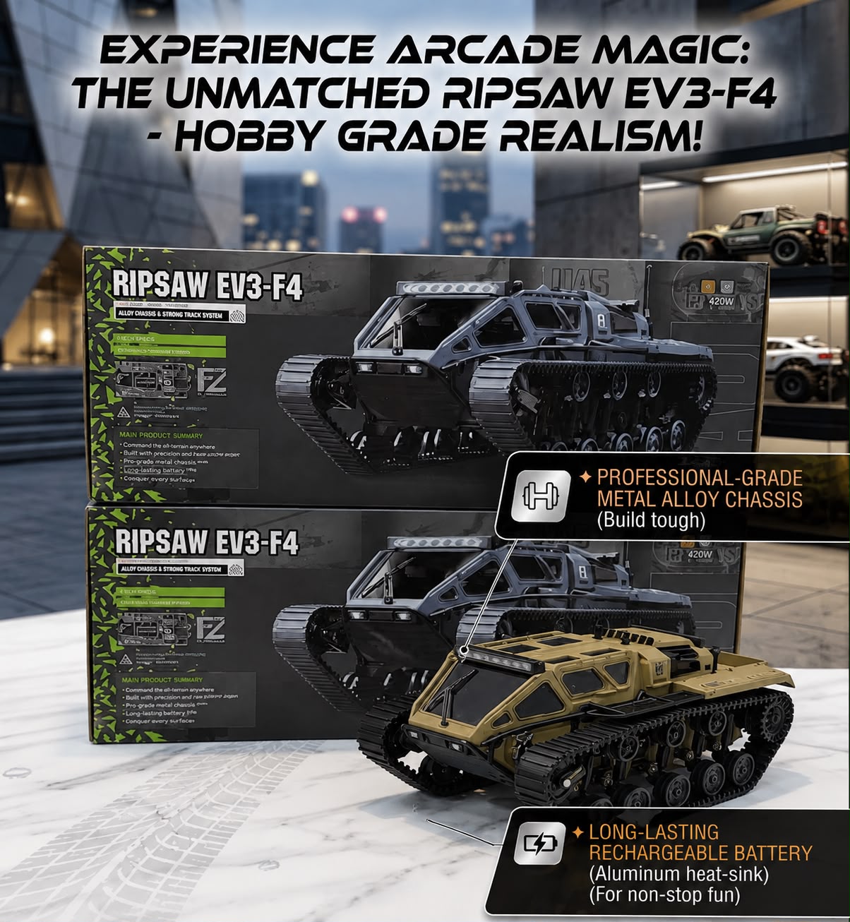 🛡️ Hobby Grade Realistic Tank