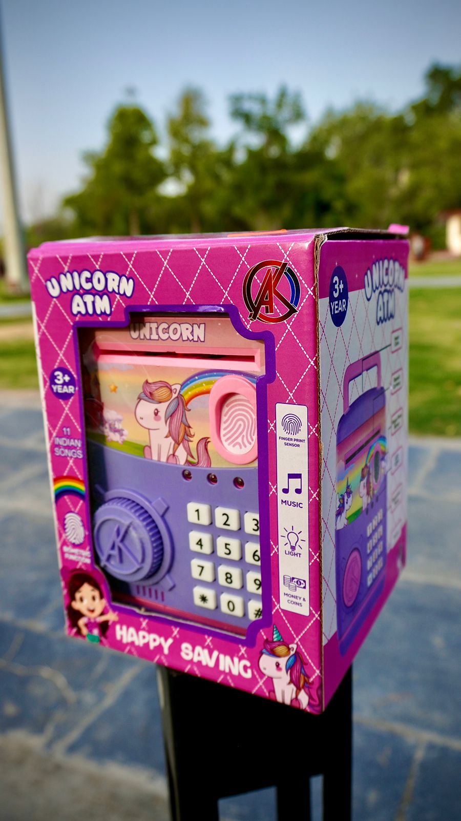 Finger print Piggy bank ATM