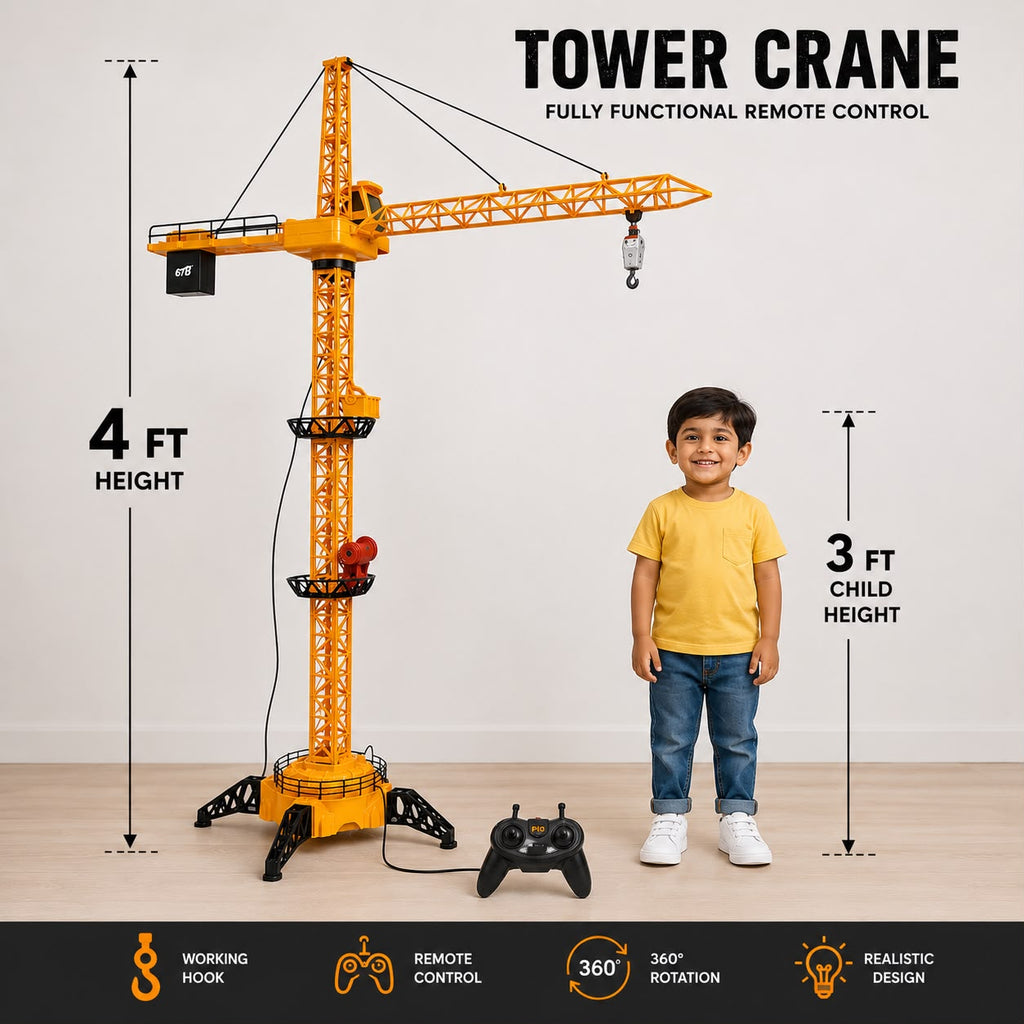 4 ft working crane with hook working