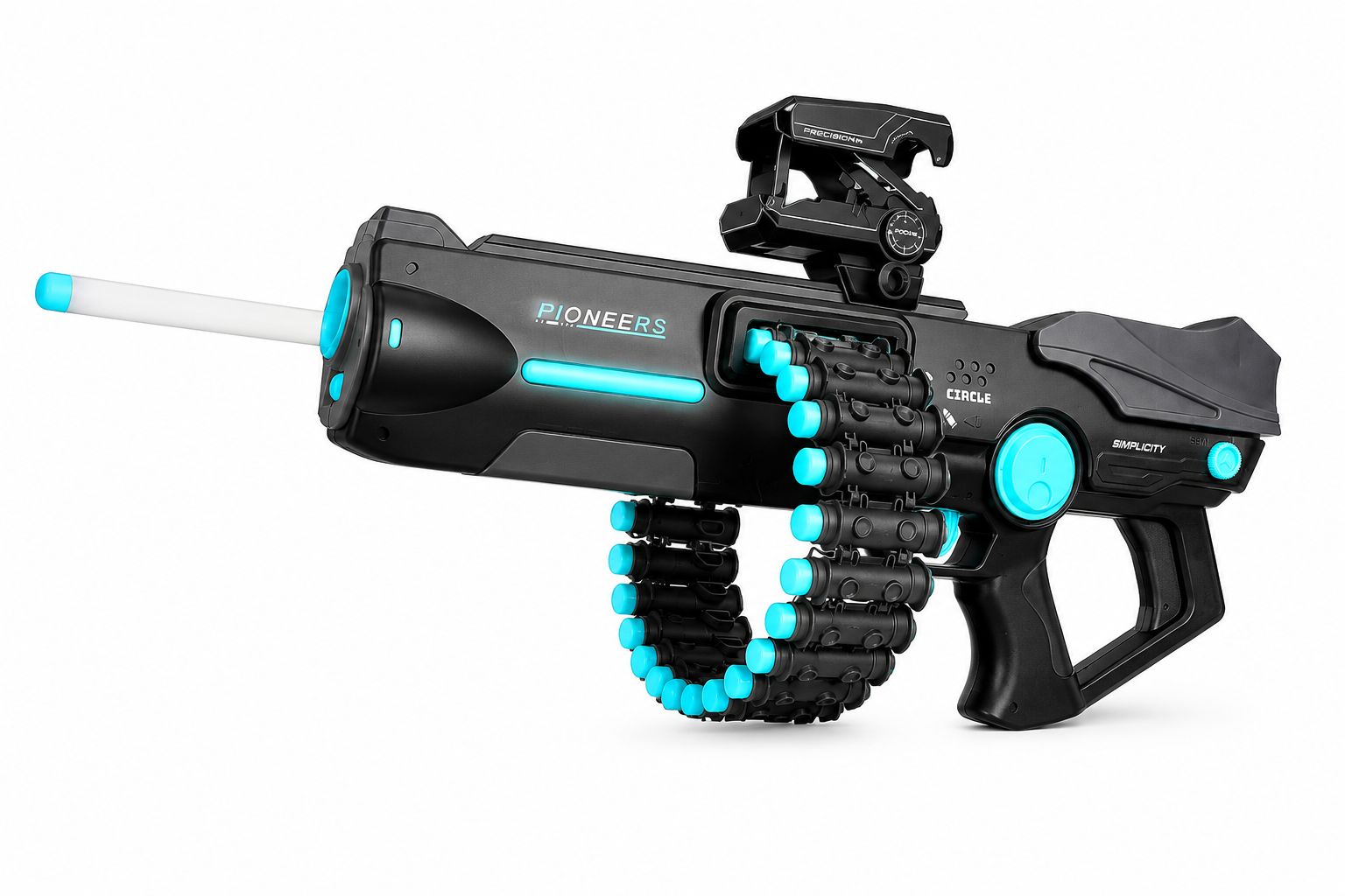 Automatic Machine gun with Nurf bullets