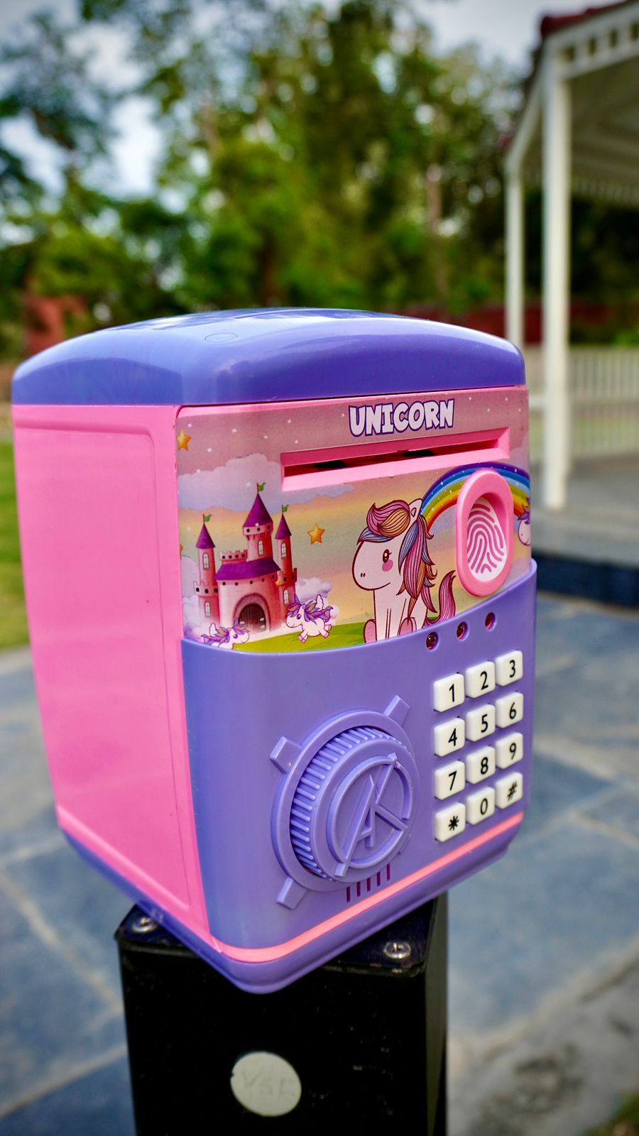 Finger print Piggy bank ATM