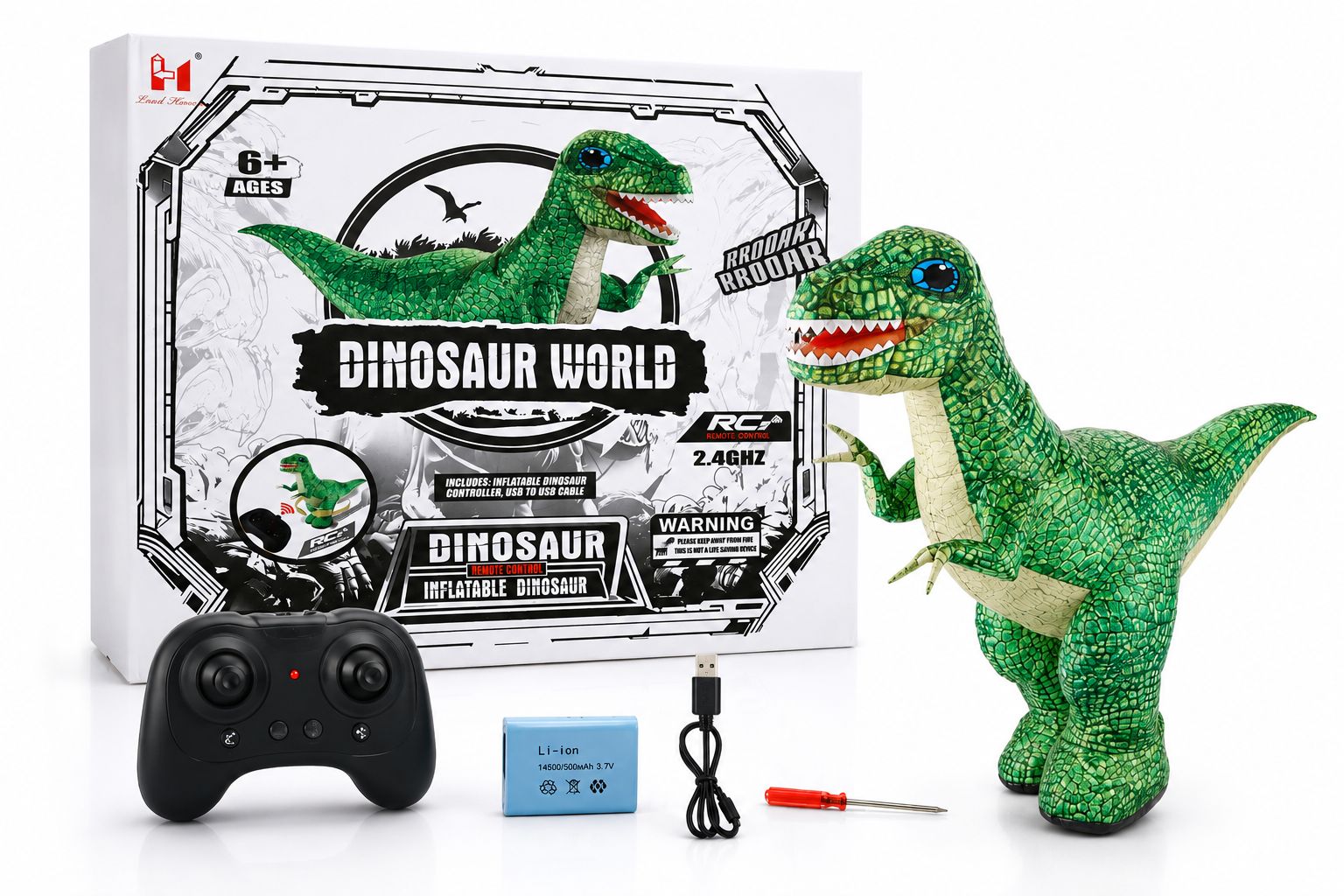 RC BLOWING DINO