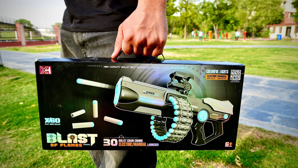 Automatic Machine gun with Nurf bullets